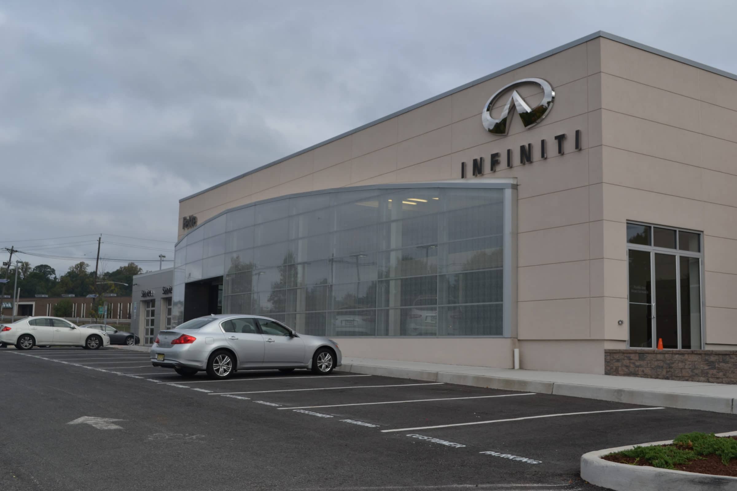 Commercial Masonry Project in Passaic County NJ - Infinity Dealership by McEntee Construction