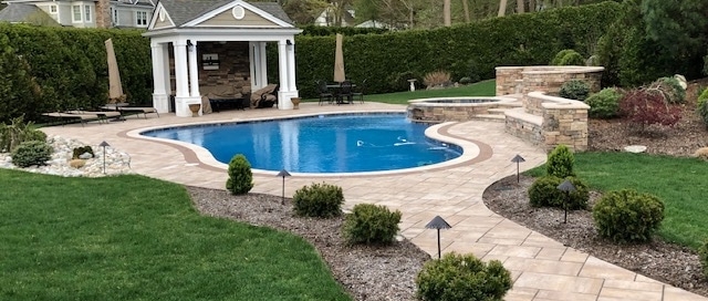 Pool, Patio, Retaining Wall and Hardscape in Ramsey NJ by McEntee Construction