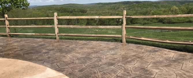 stamped concrete patio in sparta nj